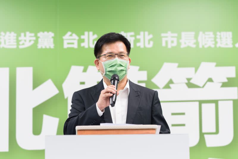 ▲民進黨徵召林佳龍參選新北市長，力阻爭議不斷的現任市長侯友宜連任。（圖／民進黨提供）