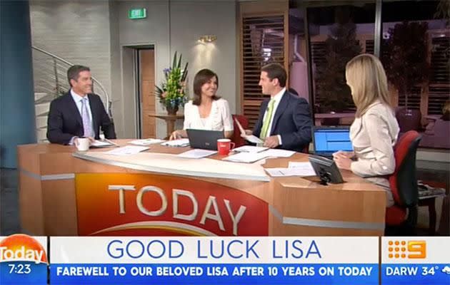 Karl reflected on his time with Lisa. Source: Channel Nine