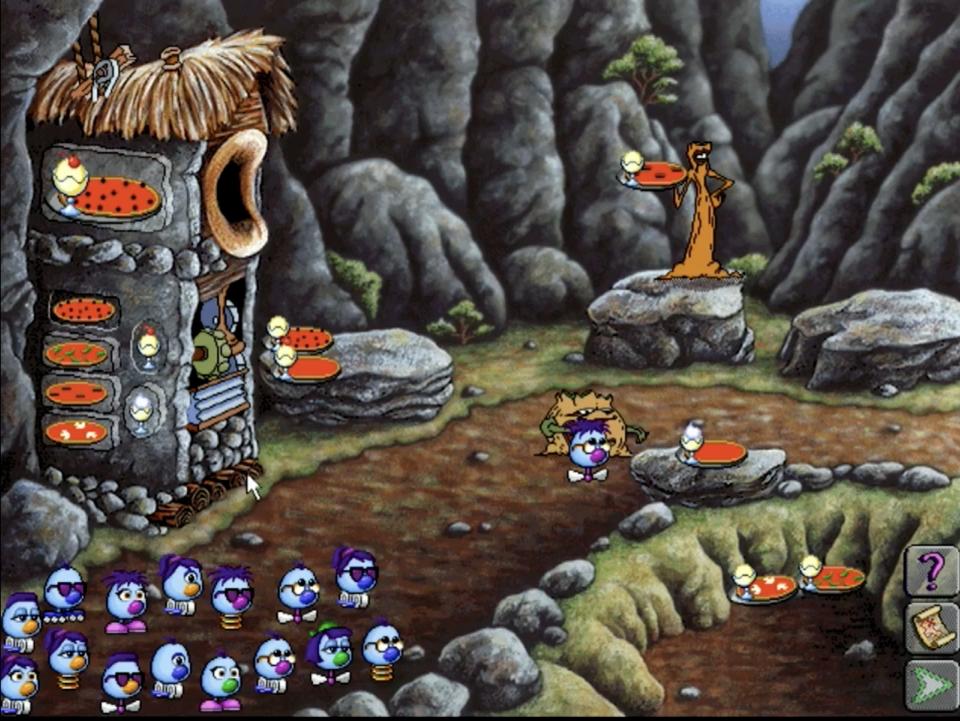 A mini-game in which the player has to make pizzas with Zoombinis