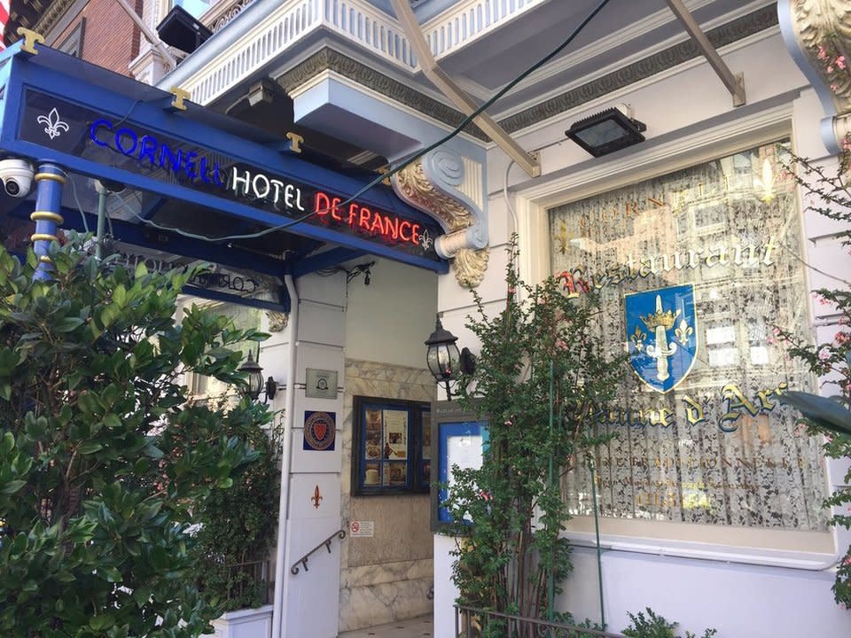 The Cornell Hotel de France, home to Jeanne d'Arc Restaurant.