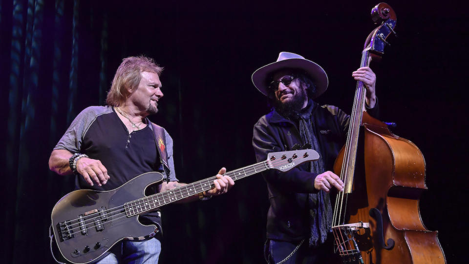 Michael Anthony and Don Was perform at the 5th Annual Acoustic-4-A-Cure, a concert benefiting the Pediatric Cancer Program at UCSF Benioff Children's Hospital at The Fillmore on May 15, 2018 in San Francisco, California.