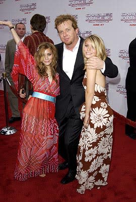  Premiere: <a href="/movie/contributor/1800209858" data-ylk="slk:Ashley Olsen;elm:context_link;itc:0;sec:content-canvas" class="link ">Ashley Olsen</a>, <a href="/movie/contributor/1800419989" data-ylk="slk:McG;elm:context_link;itc:0;sec:content-canvas" class="link ">McG</a> and <a href="/movie/contributor/1800209856" data-ylk="slk:Mary-Kate Olsen;elm:context_link;itc:0;sec:content-canvas" class="link ">Mary-Kate Olsen</a> at the LA premiere of Columbia's <a href="/movie/1807839027/info" data-ylk="slk:Charlie's Angels: Full Throttle;elm:context_link;itc:0;sec:content-canvas" class="link ">Charlie's Angels: Full Throttle</a> - 6/18/2003<br>Photo: <a href="http://www.wireimage.com" rel="nofollow noopener" target="_blank" data-ylk="slk:Gregg DeGuire, Wireimage.com;elm:context_link;itc:0;sec:content-canvas" class="link ">Gregg DeGuire, Wireimage.com</a>