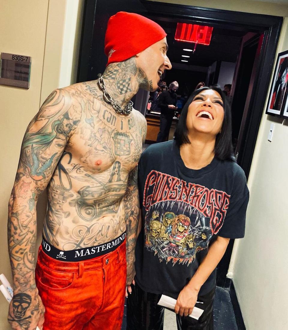 Kourtney Kardashian Celebrates Travis Barker's 46th Birthday