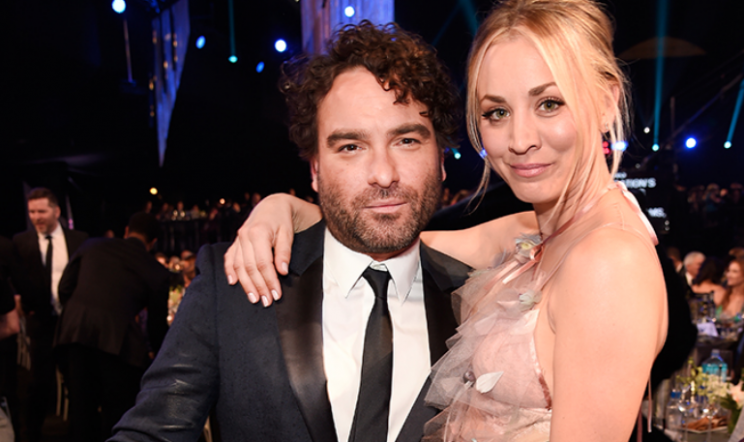 Johnny Galecki and his Big Bang Theory co-star Kaley Cuoco (PA)