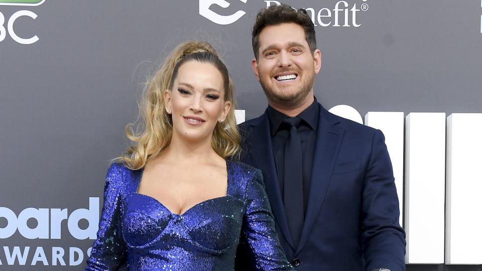 Luisana Lopilato and Michael Bublé attend the 2022 Billboard Music Awards at MGM Grand Garden Arena on May 15, 2022 in Las Vegas, Nevada