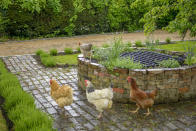 <p> If your country garden has a feature such as an old well, keeping it will add to the narrative of your home and provide a focal point in your outdoor space. </p> <p> Make sure the structure is secure, repairing any brick or metalwork, and make it safe &#x2013; here, a grid seals the opening of an old well, while revealing its depths. </p>