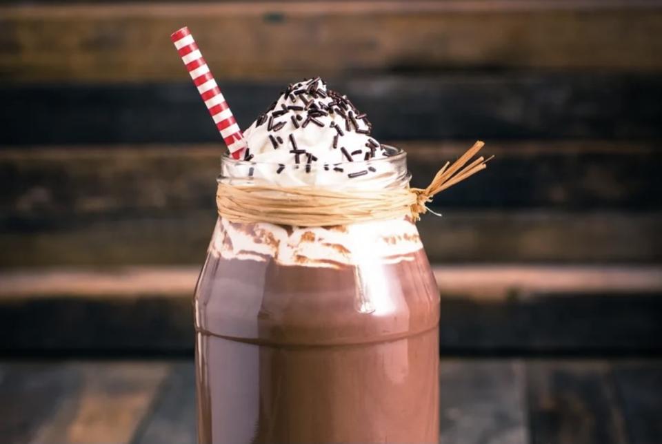 <p>iStock</p><p>A decadent alcoholic hot cocoa with a naughty twist.</p><p><strong>Get the recipe: <a href="https://parade.com/recipes/dirty-snowman-drink" rel="nofollow noopener" target="_blank" data-ylk="slk:Dirty Snowman;elm:context_link;itc:0;sec:content-canvas" class="link ">Dirty Snowman</a></strong></p>