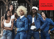 <p><strong>Models:</strong> Solange, Kelela, Dev Hynes, Caroline Polachek and Adam Bainbridge of Kindness<br><strong>Photographer: </strong>Willy Vanderperre<br> (Photo: Courtesy of Calvin Klein) </p>