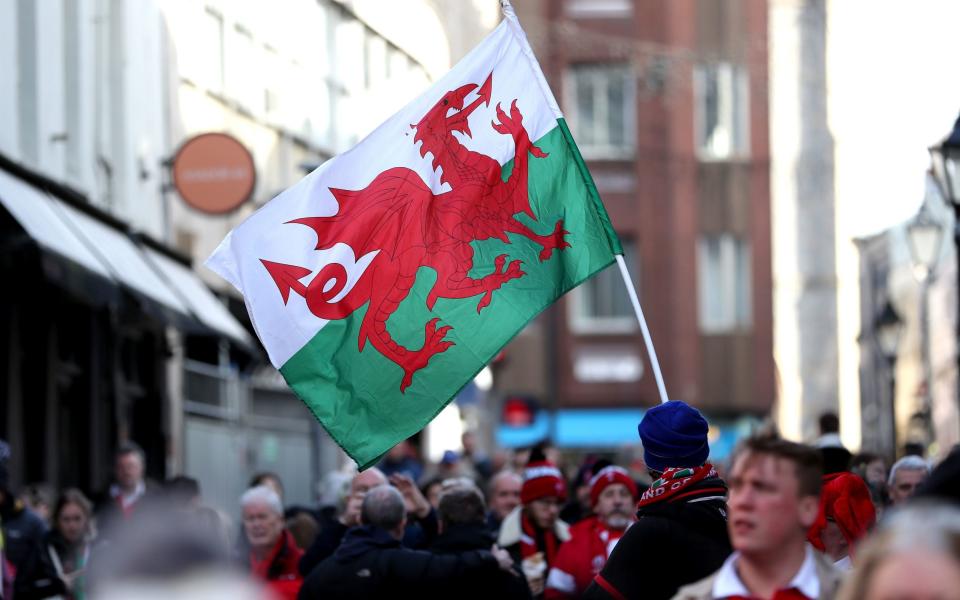 General view of Wales fan arriving to the ground before the Guinness Six Nations match at the Principality Stadium, Cardiff. PA Photo. Picture date: Saturday February 1, 2020. See PA story RUGBYU Wales. Photo credit should read: David Davies/PA Wire. RESTRICTIONS: Editorial use only, No commercial use without prior permission. - David Davies/PA Wire