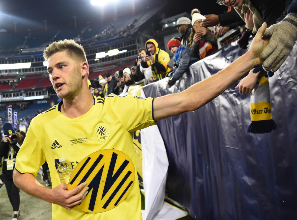 Walker Zimmerman arrived in Nashville less than a month before MLS postponed its season because of the Coronavirus pandemic. (Christopher Hanewinckel/USA Today)