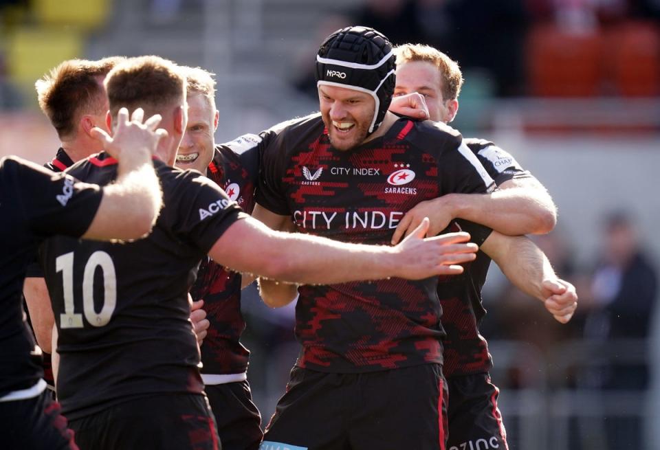 Saracens eventually did enough to book a quarter-final spot (PA)