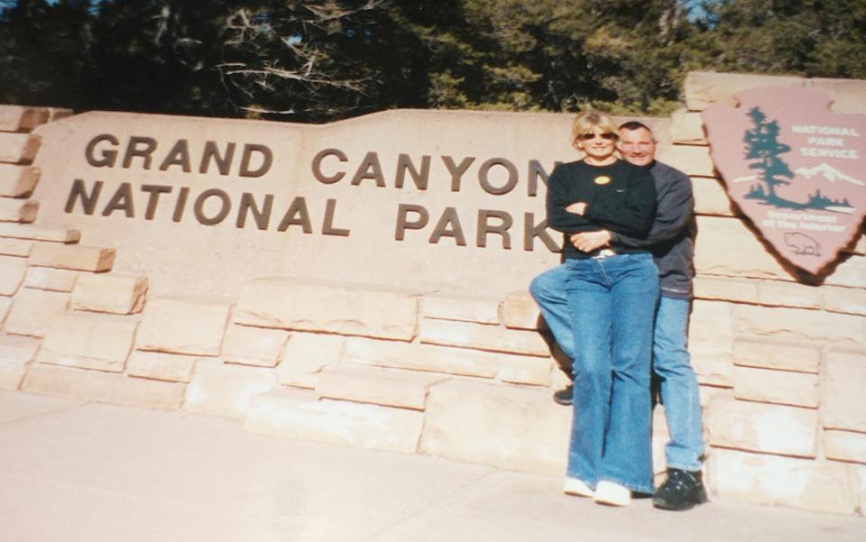 Kim Terry and her husband visit the Grand Canyon