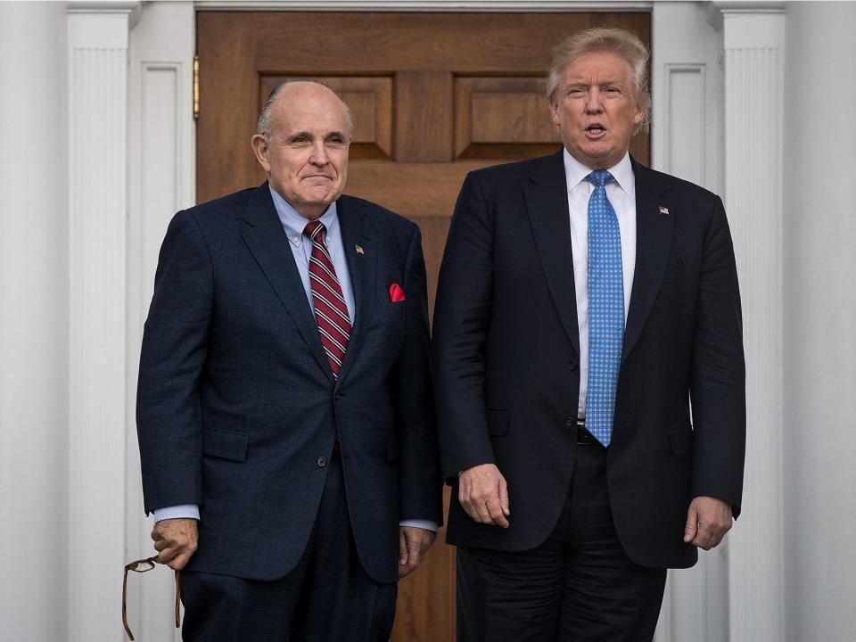 Rudy Giuliani Donald Trump