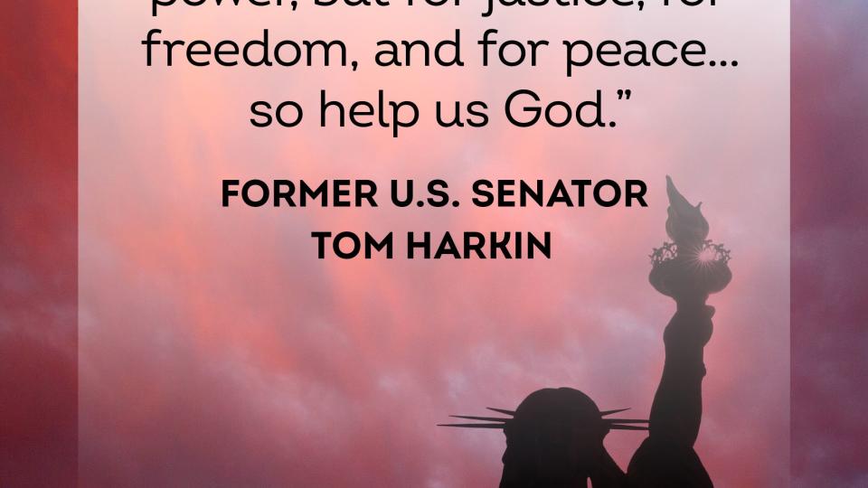 9 11 quotes former u s senator tom harkin