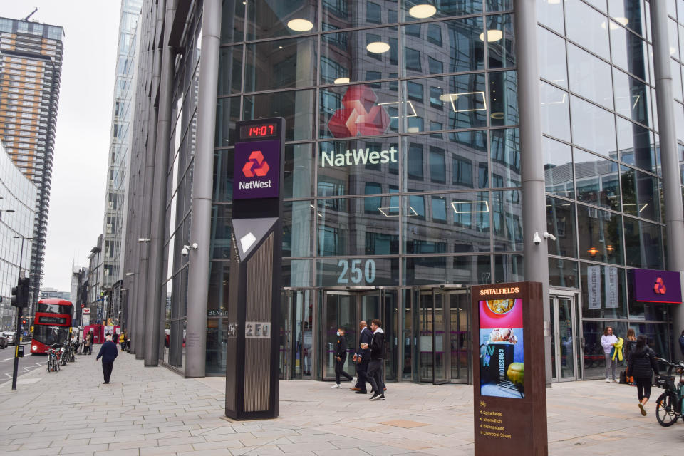 NatWest has agreed to buy back £1.26bn ($1.6bn) of its shares from the UK government as the Treasury continues to sell down its stake. Photo: Getty.