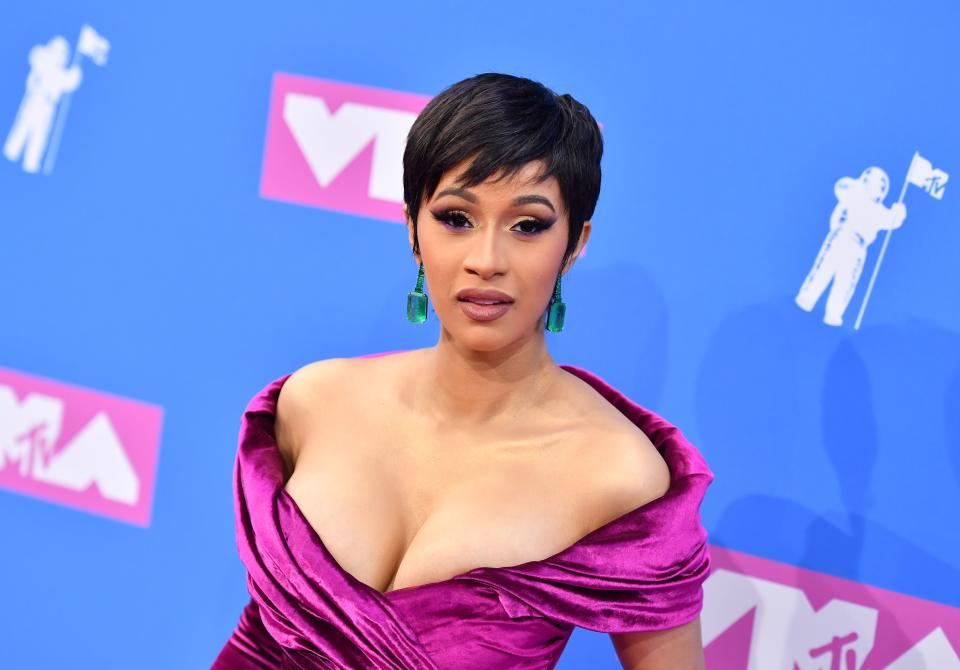 Cardi B at the 2018 MTV Video Music Awards in New York City on Aug. 20. (Photo: Axelle/Bauer-Griffin/FilmMagic)