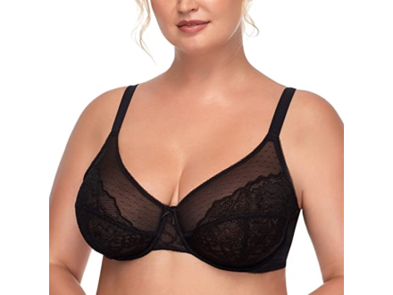 Busty reviewers adore this gorgeous, supportive minimizer bra