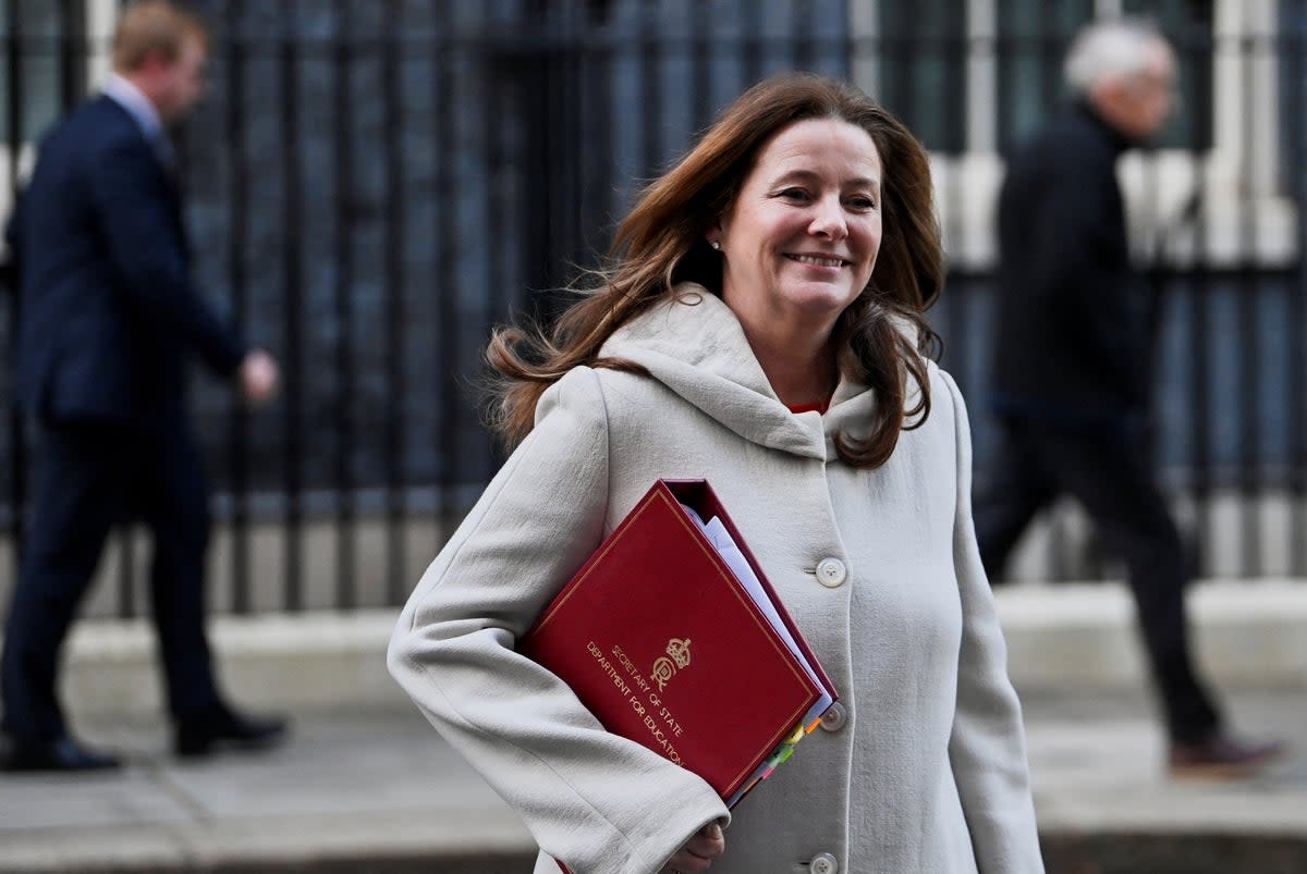 Gillian Keegan, education secretary since 2022 (Reuters)