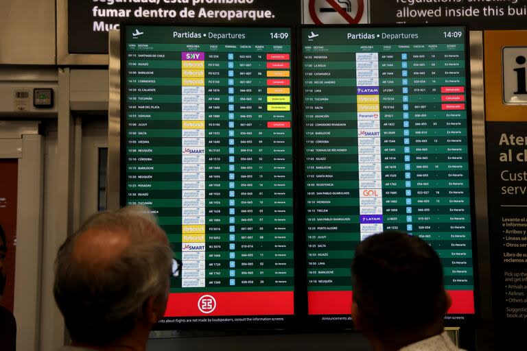 Los vuelos estarán frenados este jueves 9 de mayo por el paro general 