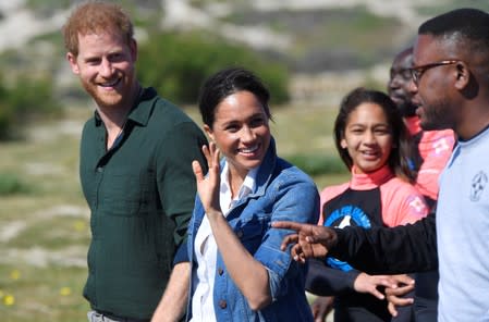 Prince Harry and Meghan visit Cape Town