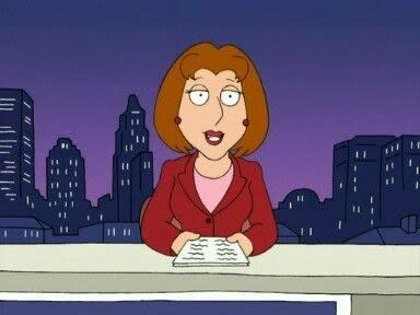 Diane Simmons reads the news