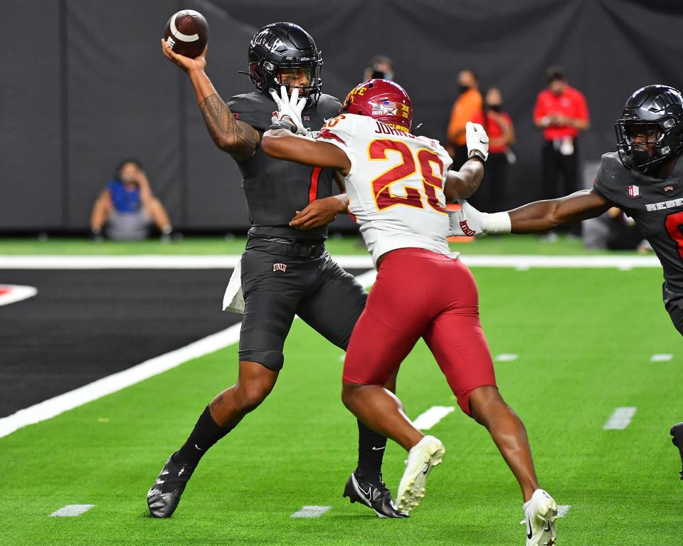 Iowa State's Anthony Johnson Jr. is transitioning from cornerback to safety.