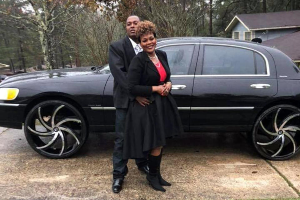 Image: Carlos Lynn with his wife Beverly (Courtesy Beverly Gamble)