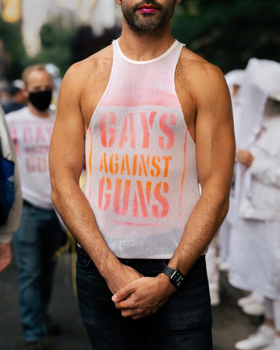 Ben Williams—one of the original members of Gays Against Guns—joined in the first weeks following the massacre.