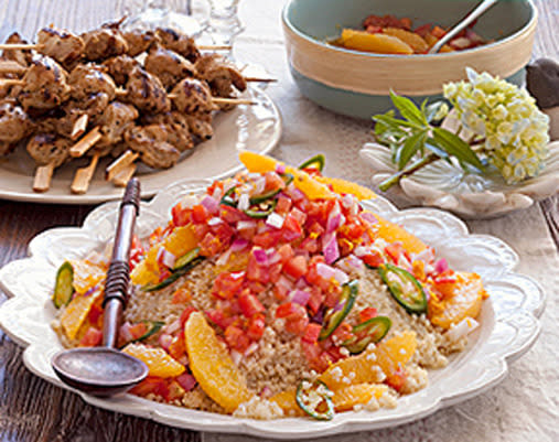 Orange and tomato quinoa