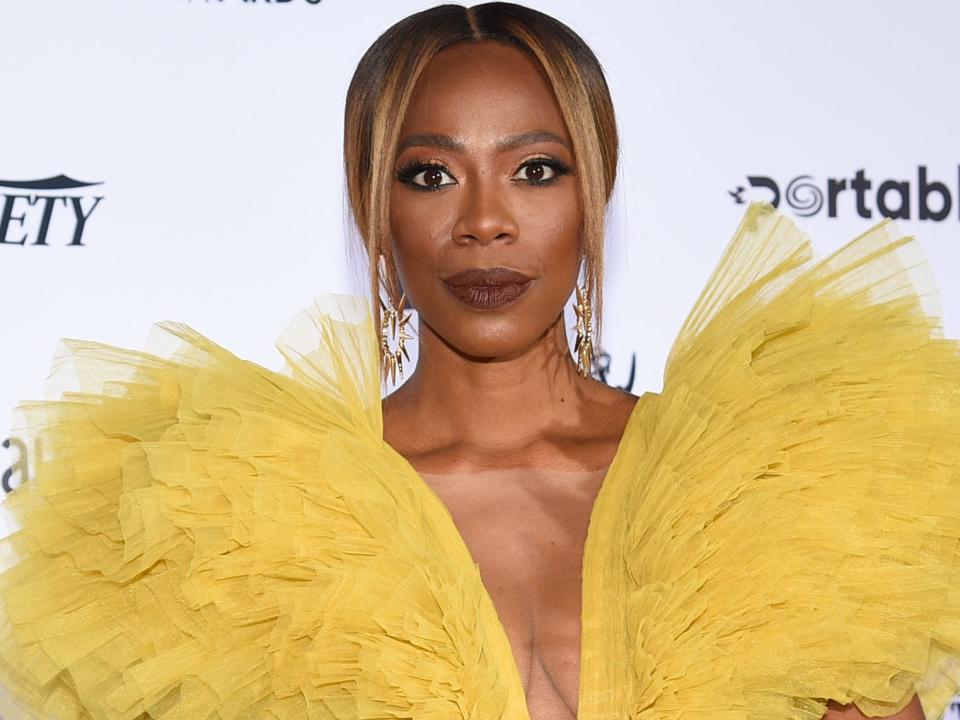 Yvonne Orji attend the 49th International Emmy Awards at Casa Cipriani on Monday, Nov. 22, 2021, in New York.