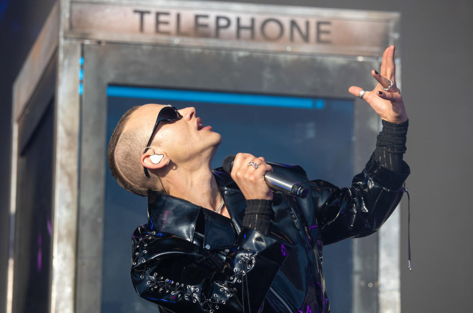 Olly Alexander of the Years and Years performs on the Other Stage at the 2022 Glastonbury Festival