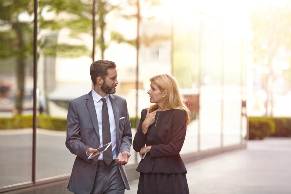 There are some things you shouldn't say at work. <i>(Source: Getty)</i>