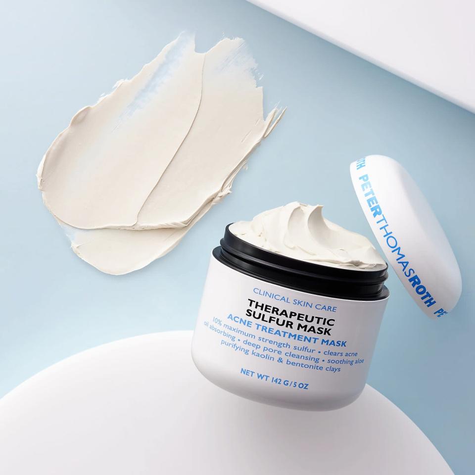 <p>New breakouts will be no match for this <span>Peter Thomas Roth Therapeutic Sulfur Mask Acne Treatment Mask</span> ($52). The powerhouse formula is made 10 percent sulfur to clear blemishes, but also contains aloe vera to sooth inrritated areas.</p>