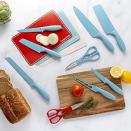 <p><strong>Country Living</strong></p><p>amazon.com</p><p><strong>$39.99</strong></p><p>Your prep essentials are here! Our high-carbon steel knives and shears are paired with an acacia wood cutting board and non-slip cutting mats, giving you all you need for effortlessly preparing ingredients.</p><p>For starters, chop up some fresh veggies for a delicious <a href="https://www.countryliving.com/food-drinks/a36343286/basic-cobb-salad-recipe/" rel="nofollow noopener" target="_blank" data-ylk="slk:Cobb Salad;elm:context_link;itc:0;sec:content-canvas" class="link ">Cobb Salad</a>. </p>