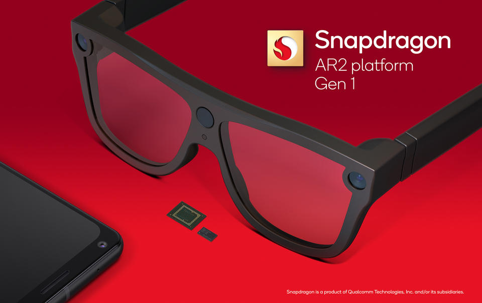 Qualcomm Snapdragon AR2 Gen 1 platform for augmented reality glasses