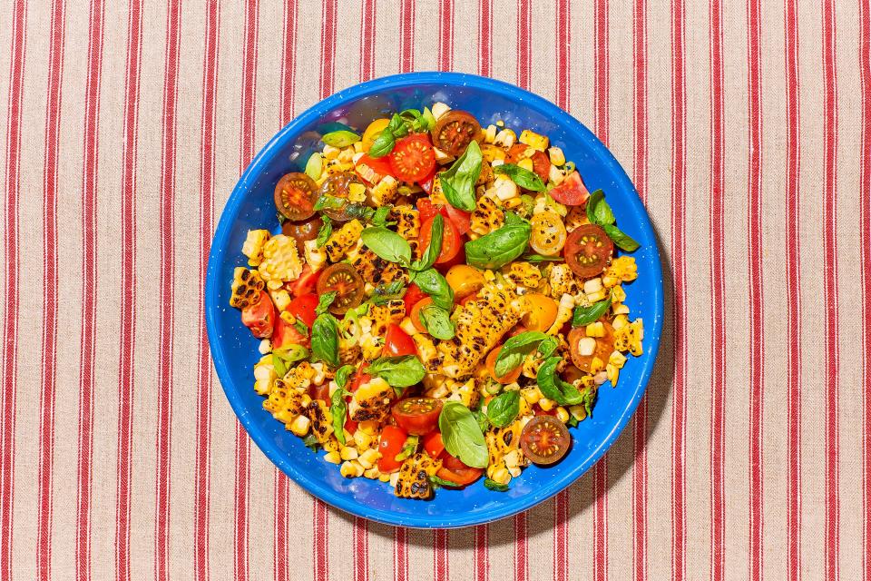 Blistered Corn and Scallion Salad