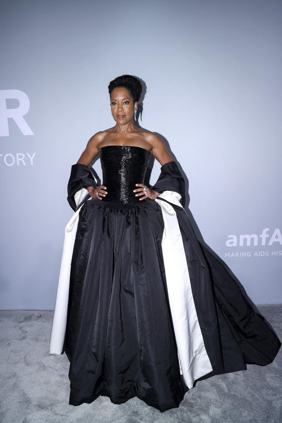 Regina King attends to the amfAR Gala during the 74th Cannes Film Festival. - Credit: Sipa USA via AP