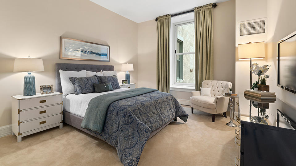 One of the bedrooms. - Credit: Photo: Michael J. Franco/Compass