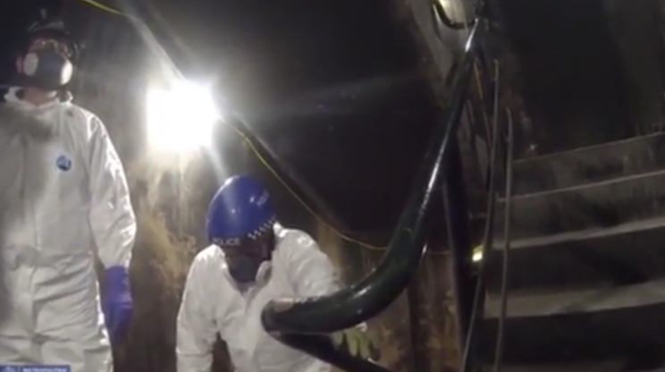 Footage shows the investigators inside Grenfell Tower (Picture: Met Police)