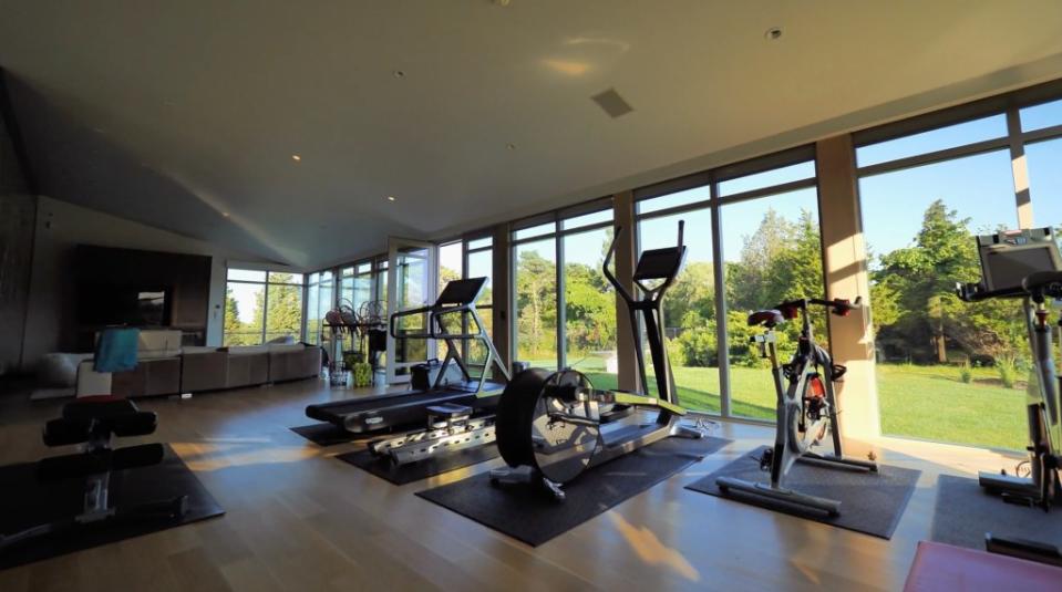 The gym. Andrew Azoulay/ Wallace & Co. Sotheby's International Realty