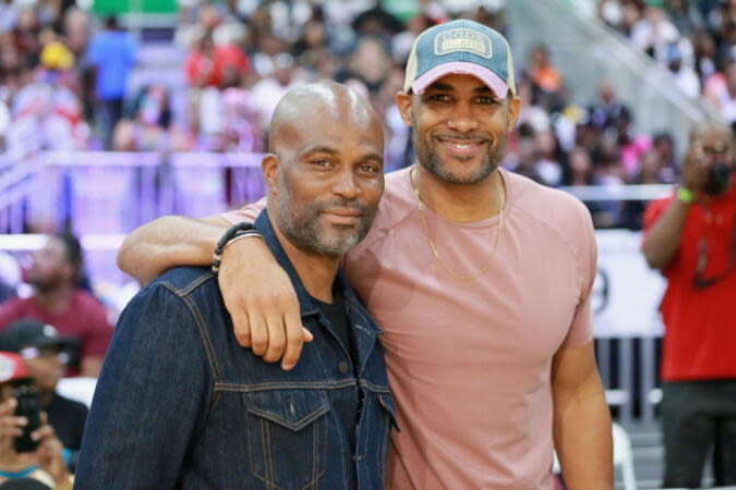 Boris Kodjoe and Chris Spencer | Leon Bennett/Getty Images for BET