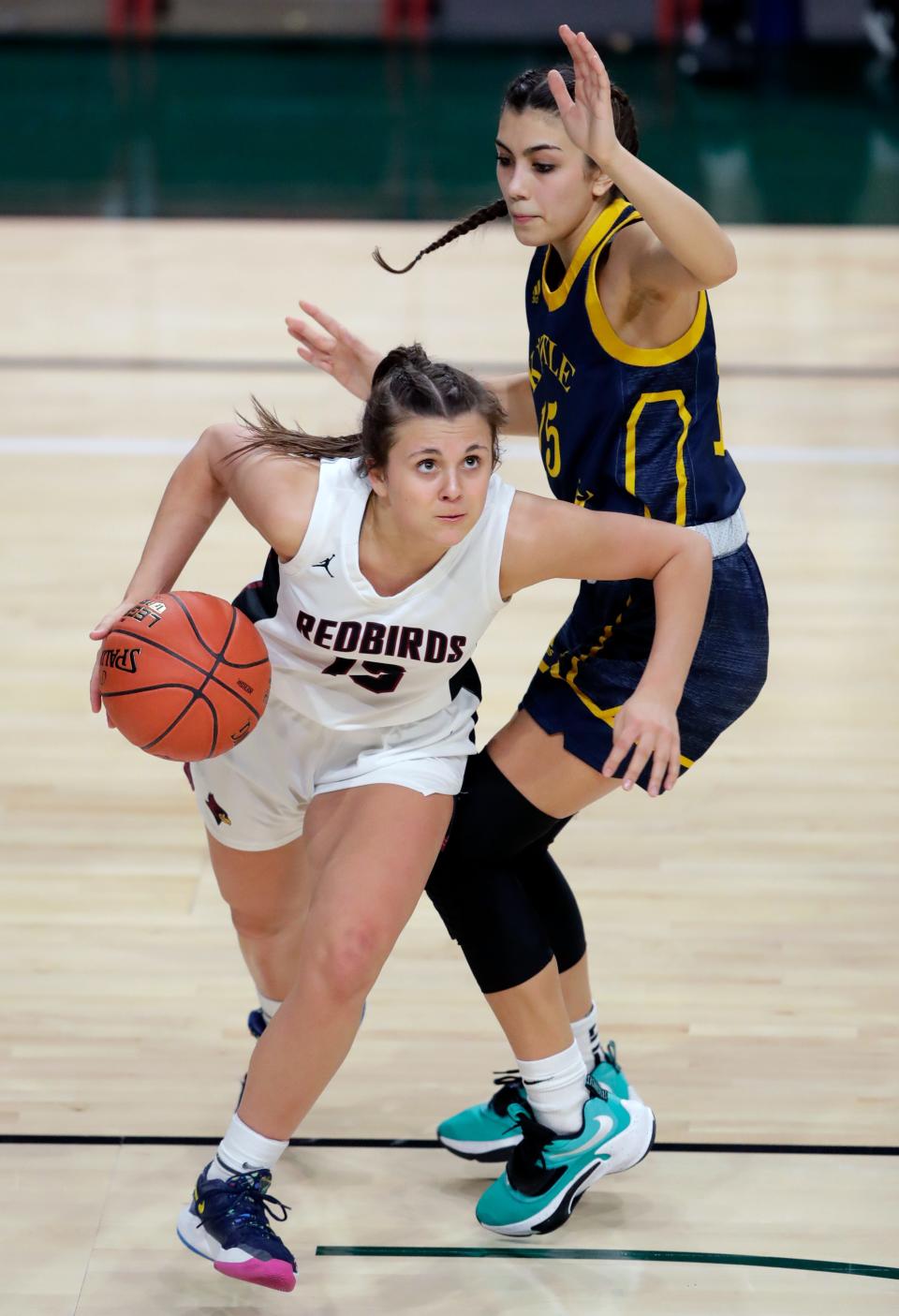 De Pere guard Claire Bjorge has scored 746 points her first two seasons. She will miss her junior campaign with a torn anterior cruciate ligament.