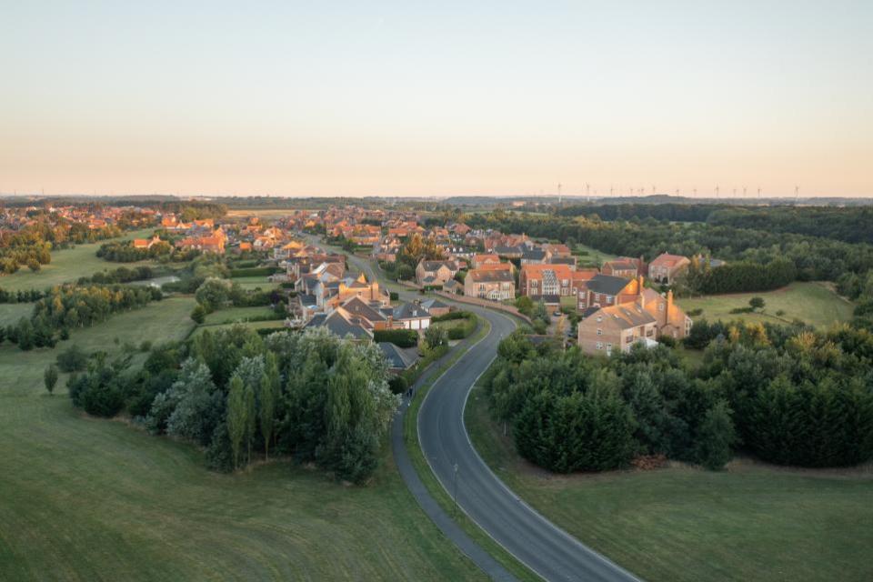 Darlington and Stockton Times: An aerial view of part of Wynyard Village. Picture: Cameron Hall Developments/Jomast Developments