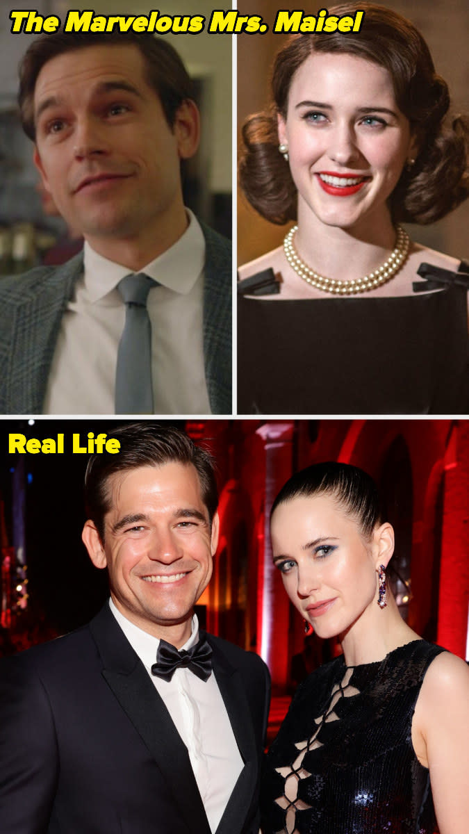 Rachel Brosnahan and Jason Ralph on the show and IRL