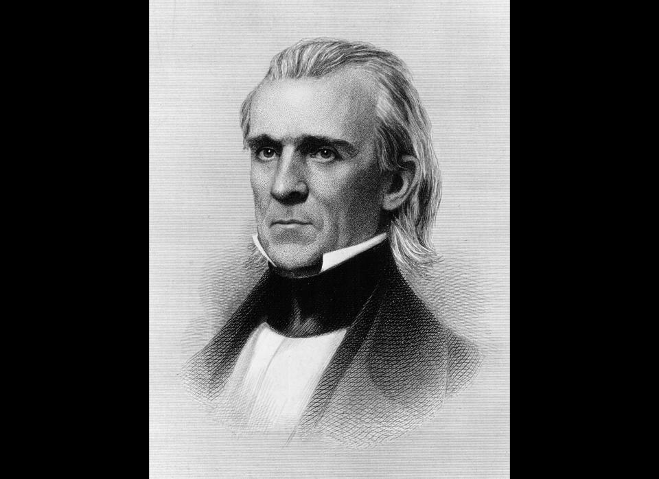 In 1848 James Folk announced in his State of the Union address,  "The explorations already made warrant the belief that the supply is very large and that gold is found at various places in an extensive district of country," spurring a host of Americans to go west. 