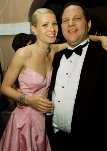 Gwyneth Paltrow and Harvey Weinstein in 1999