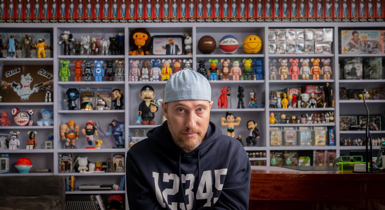 Collector Josh Lubin of the Fanatics licensing company appears in "The Hobby."