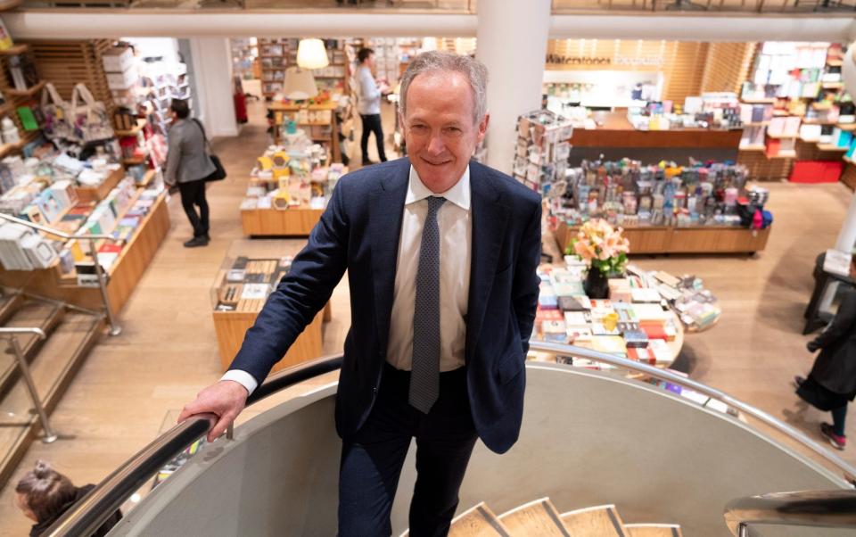 James Daunt in a Waterstones bookshop - Andrew Crowley