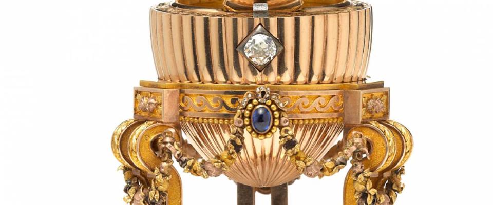 The 'Third Imperial' Faberge egg that turned up at a flea market.