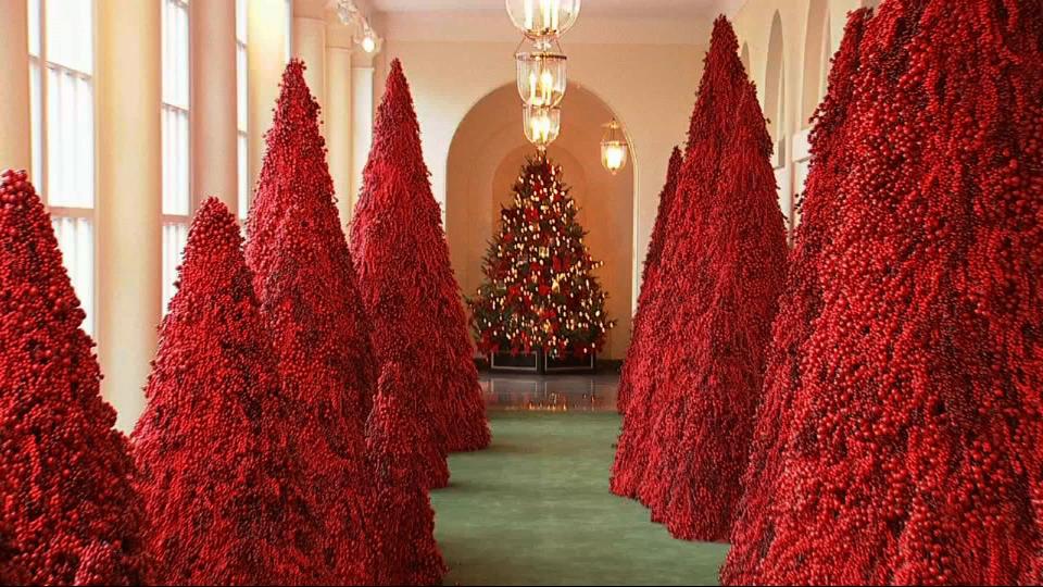 White House unveils its 2018 Christmas decorations